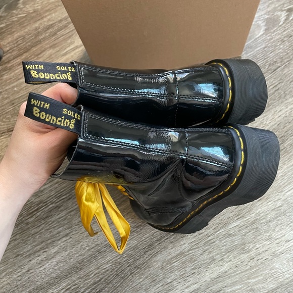 Dr. Martens Molly Platform Patent Leather Boots - Picture 9 of 9